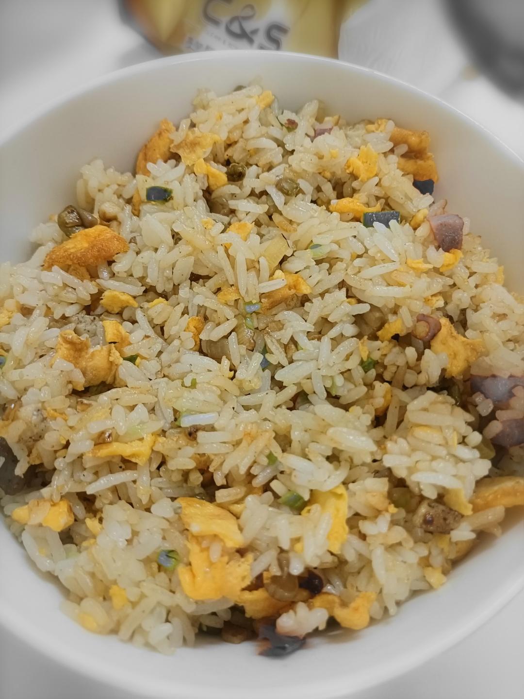 酸豆角炒饭