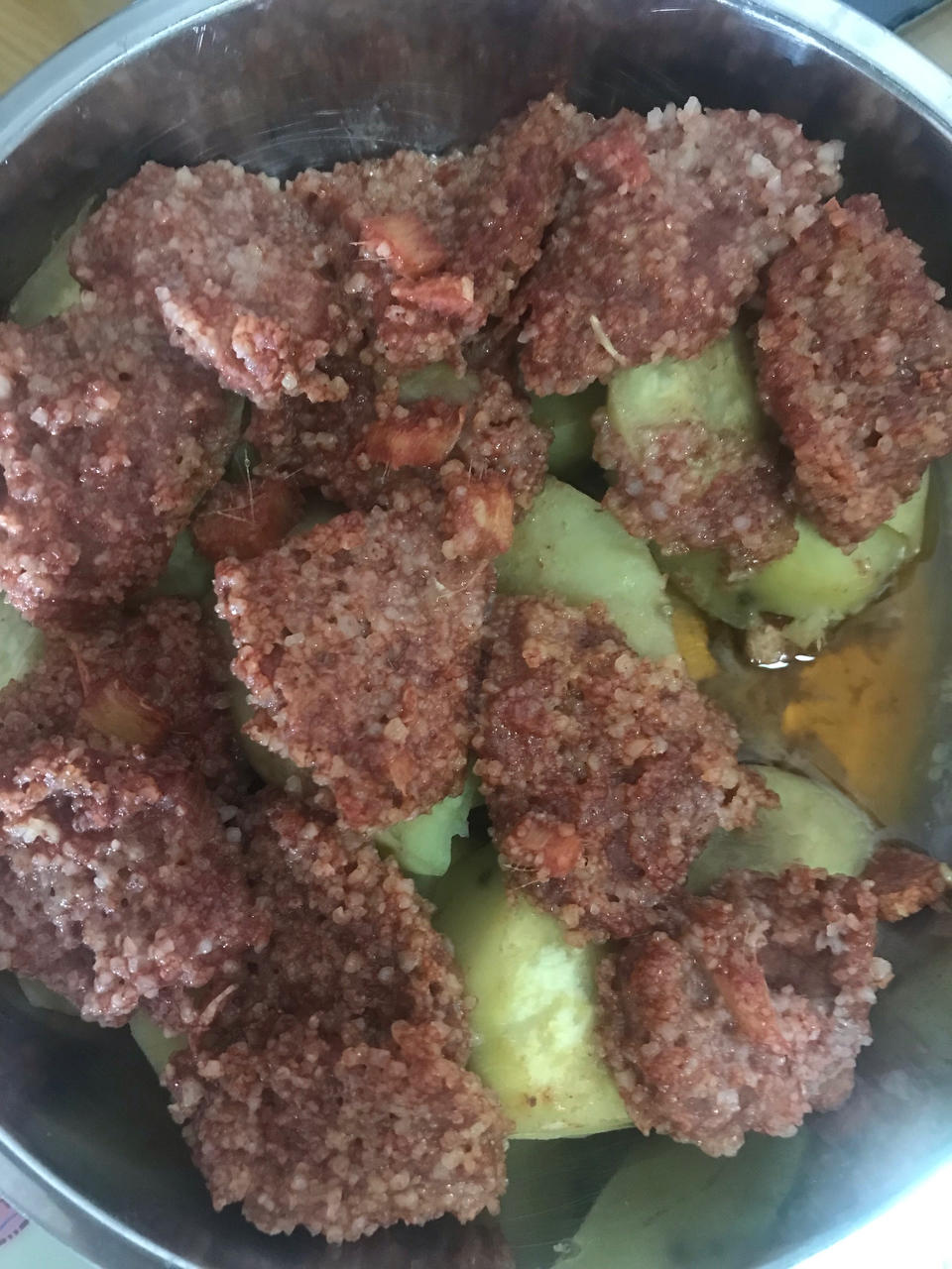 小高姐的「粉蒸牛肉」｜我的「粉蒸五花肉」