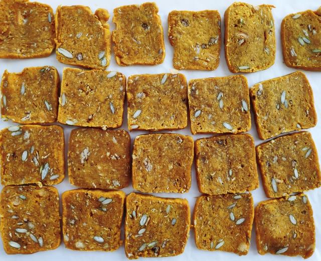 健康小零食:南瓜燕麦坚果饼干的做法