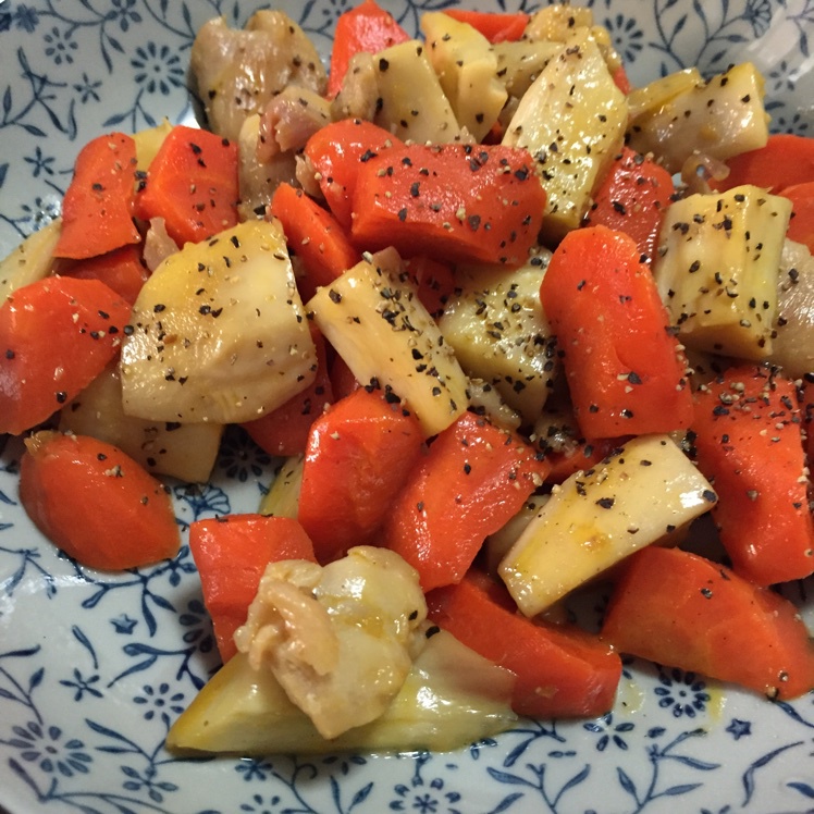 鸡肉杏鲍菇盐煮