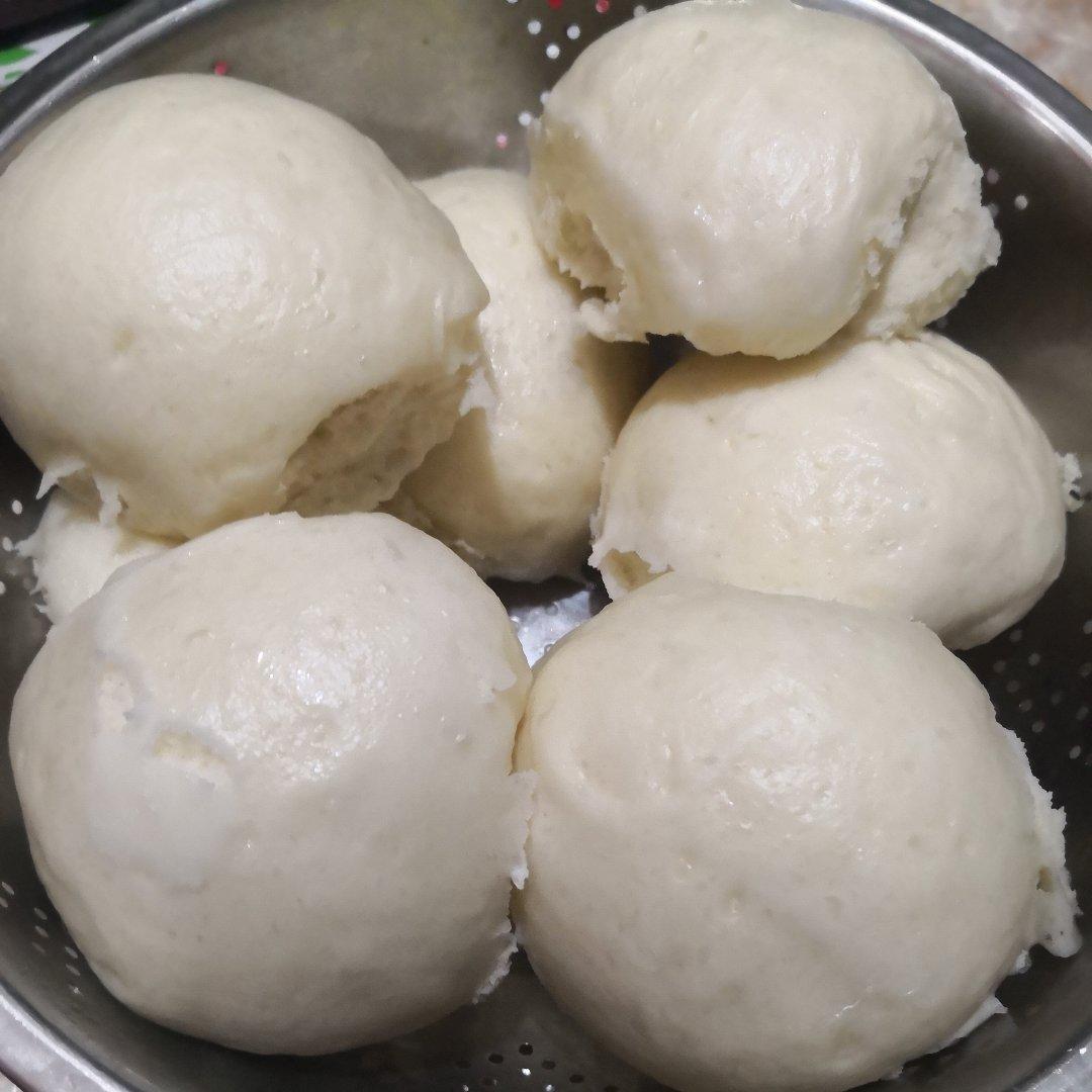 面包机版超松软牛奶馒头