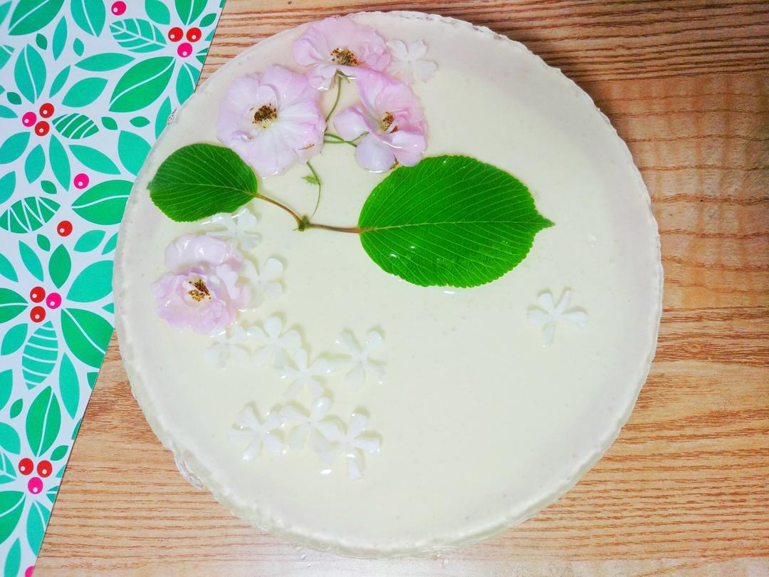 樱花酸奶慕斯蛋糕（免烤）