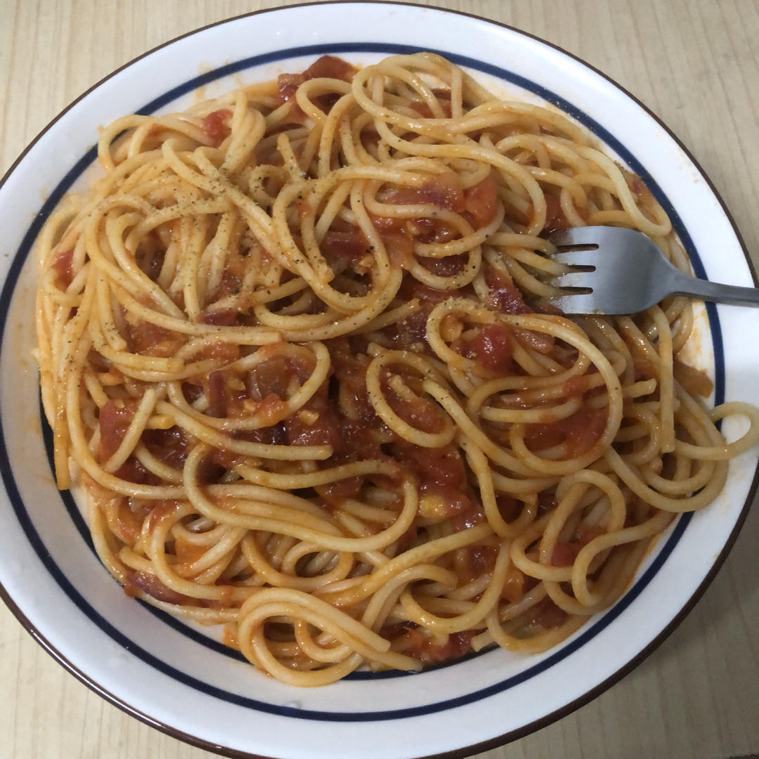 超好吃的㊙️制意大利面番茄意面 简单易上手 媲美必胜客