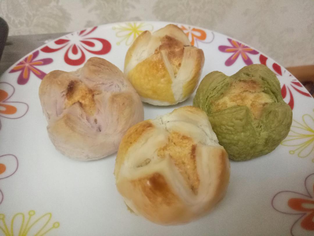 花开富贵之四种口味的椰蓉开口酥