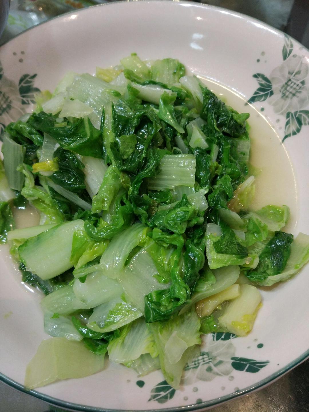 清炒小白菜
