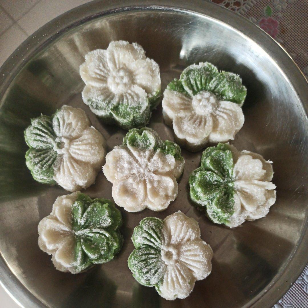 低脂山药紫薯糕