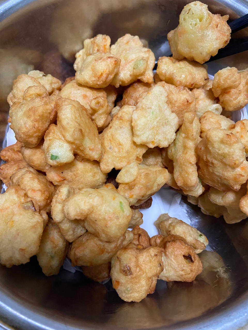 油条做失败的 这个鸡蛋泡泡一定能成功 附细节视频详解