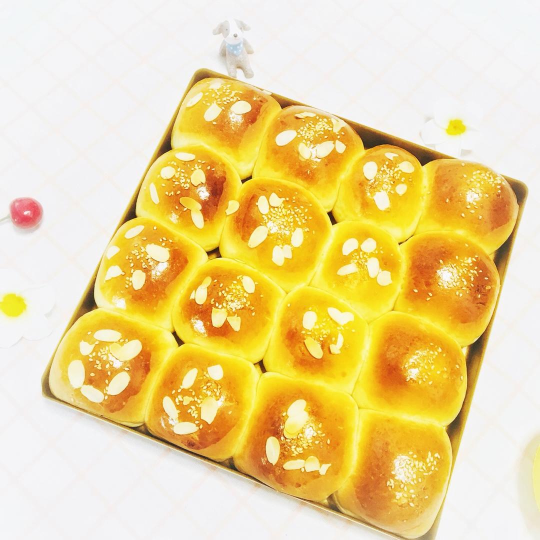 奶黄小餐包-一次发酵超好吃（附快手奶黄馅制作方法）