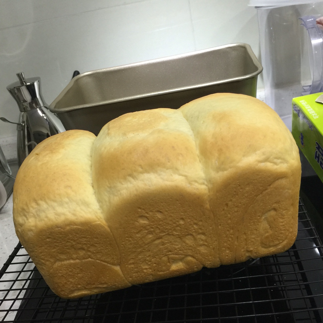 夺命软吐司(๑´ڡ`๑)超软拉丝极速方便的一次发酵吐司