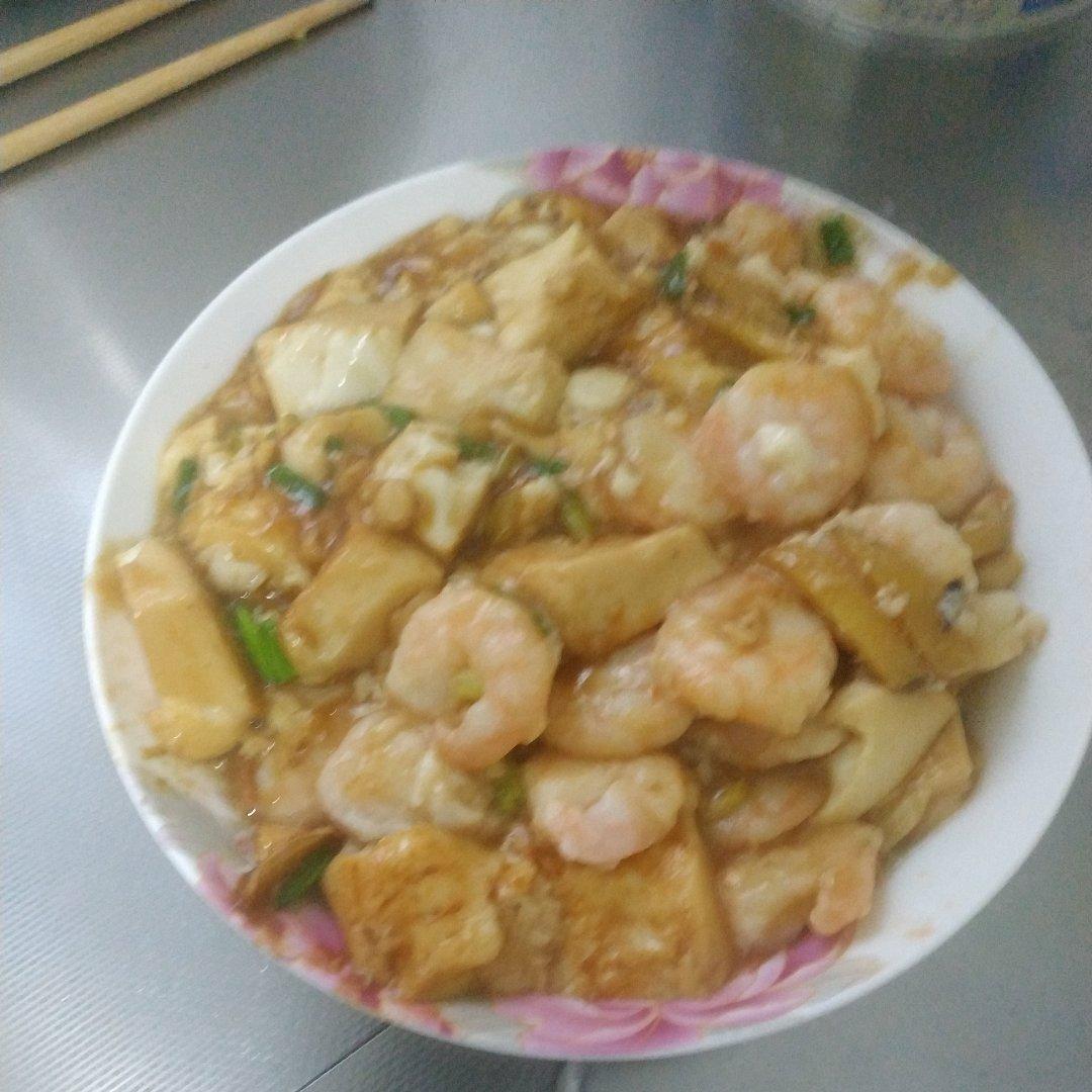 虾仁豆腐