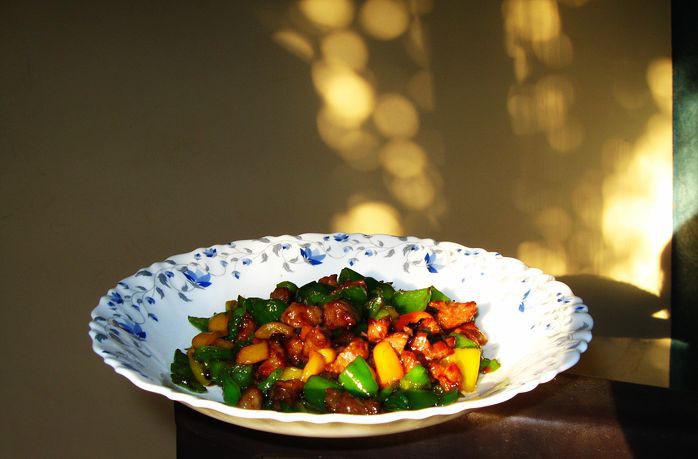 蚝油青椒牛肉丁