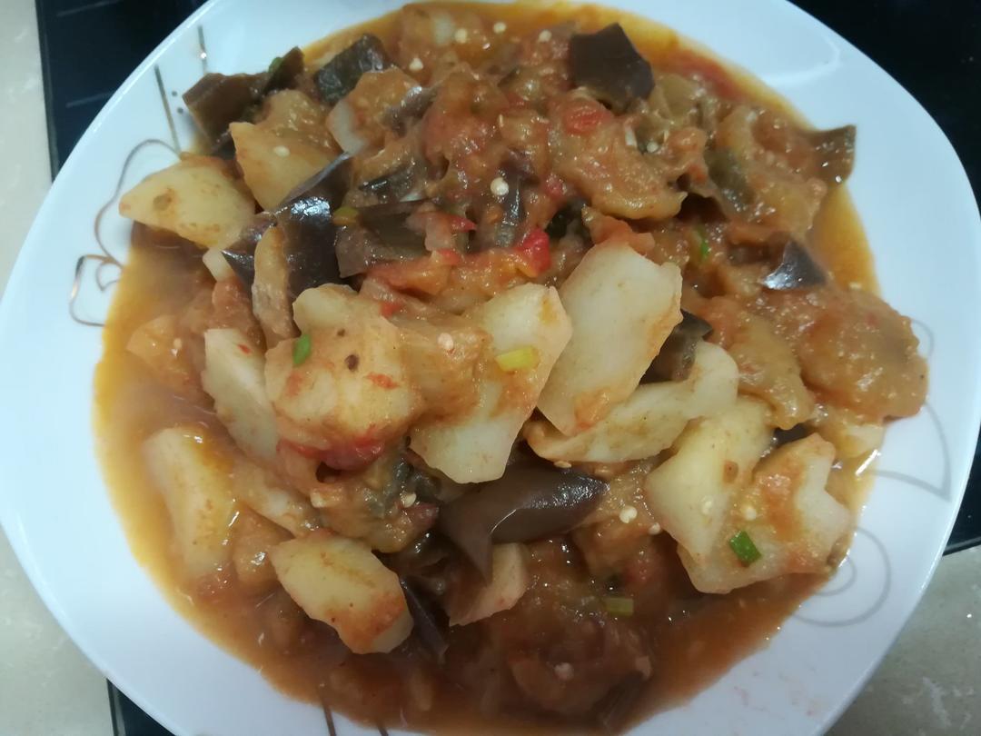 土豆炖茄子