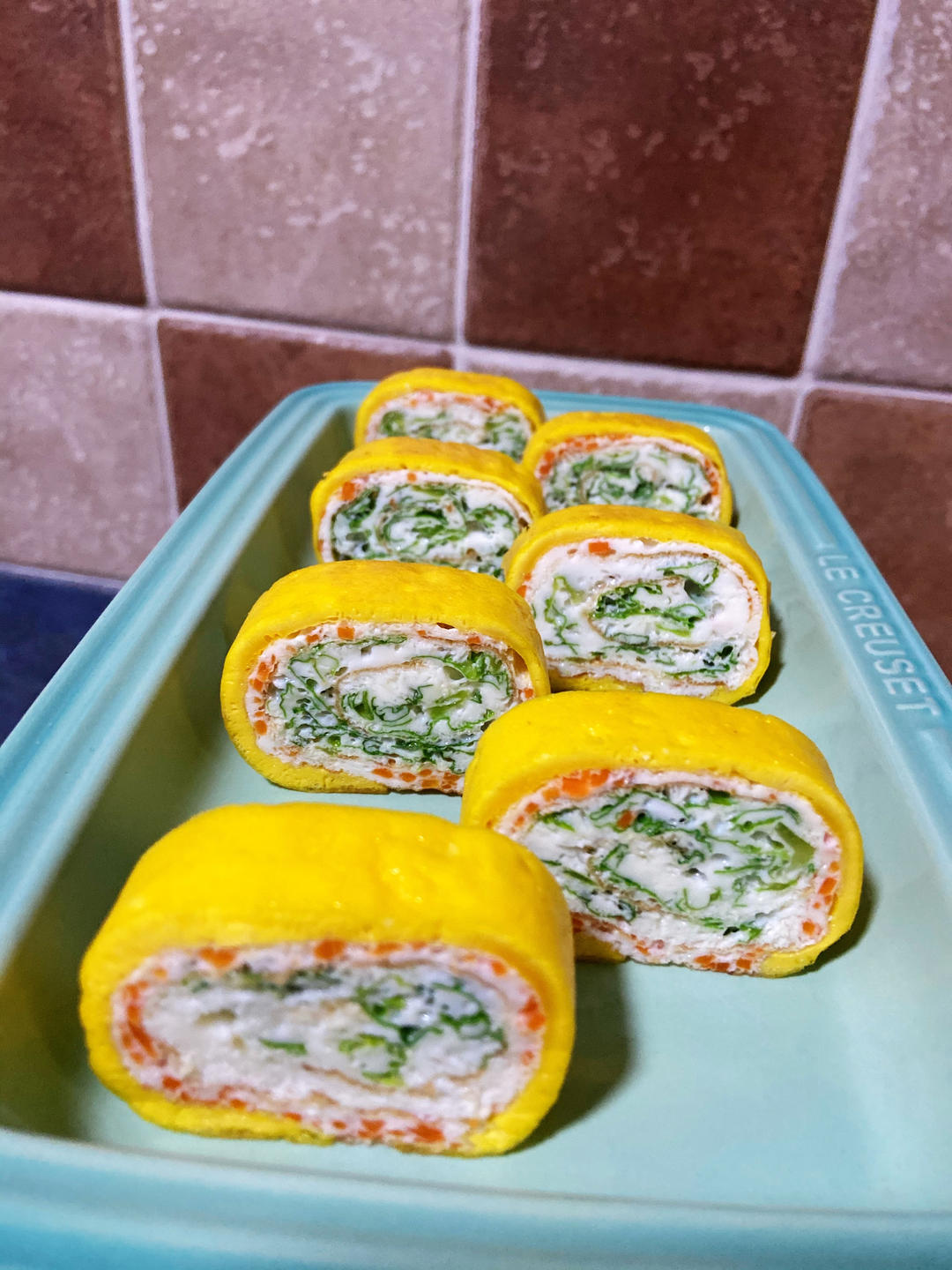 生菜双色厚蛋烧