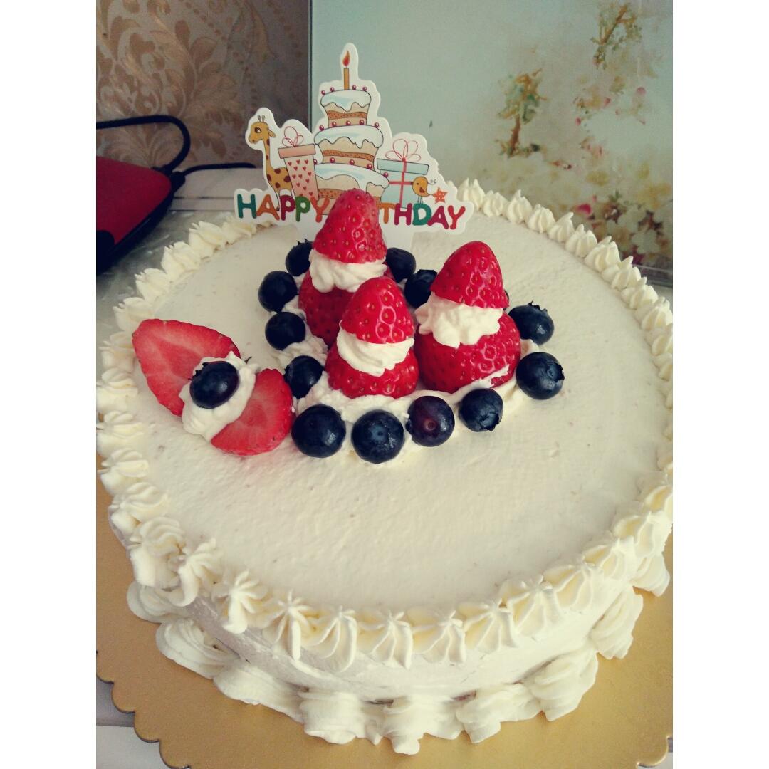 奶油蛋糕的戚风蛋糕坯（更新空气炸锅做法）