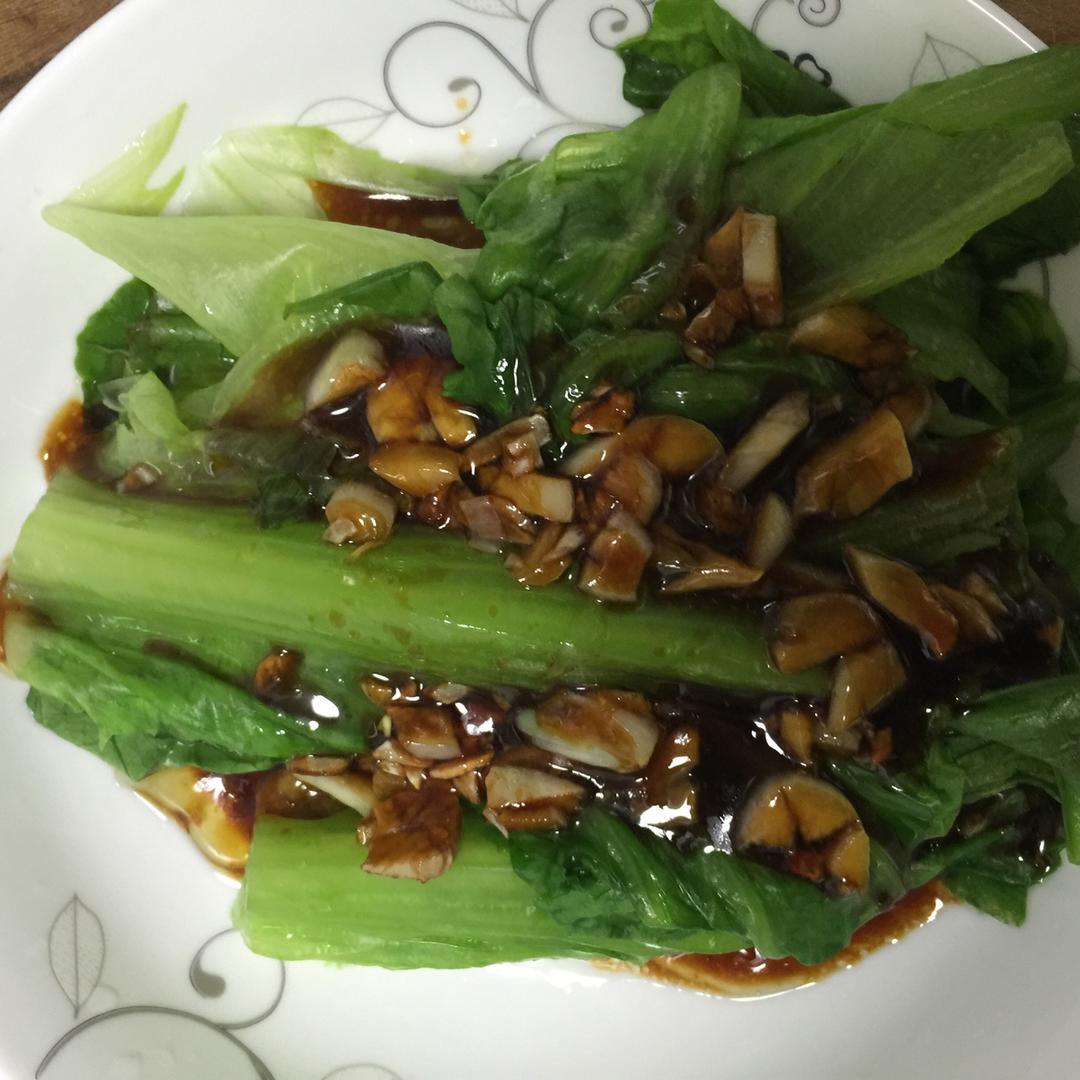 白灼生菜