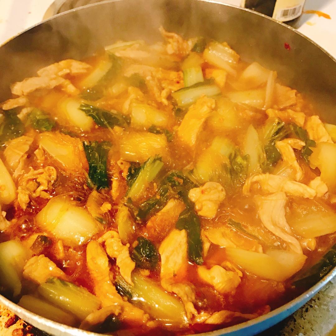 猪肉白菜炖粉条
