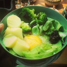 窝蛋牛肉饭(塔吉锅)