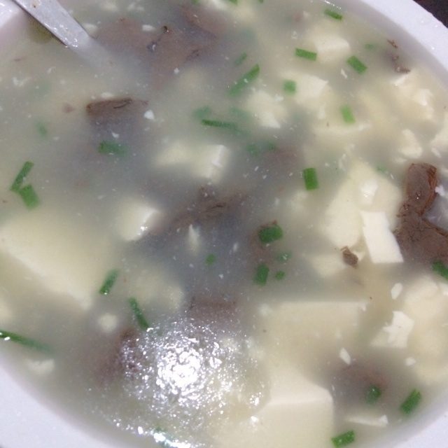 鸭血豆腐汤