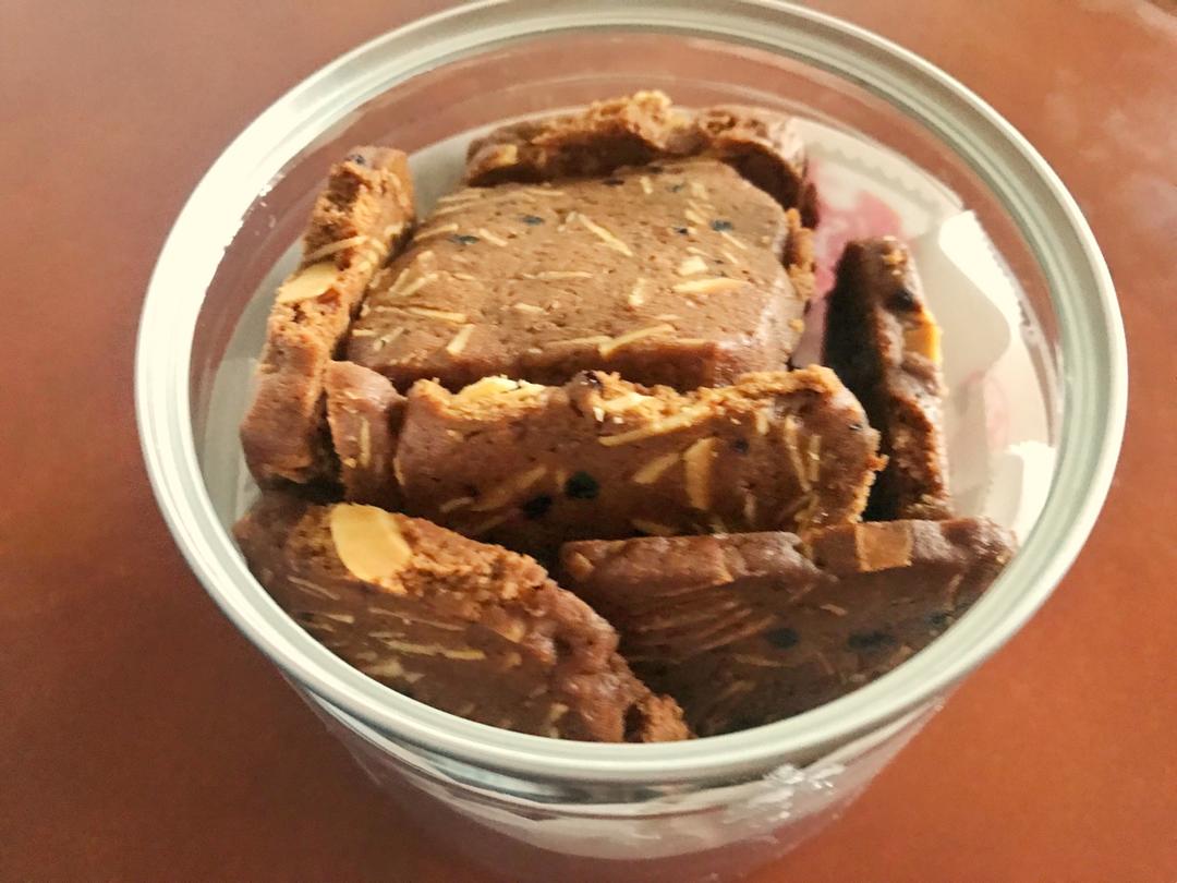 咖啡杏仁饼干