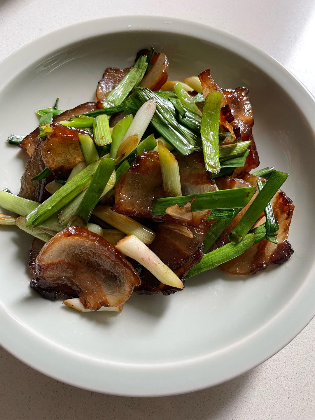 2020年自制酱肉和蒜苗炒酱肉
