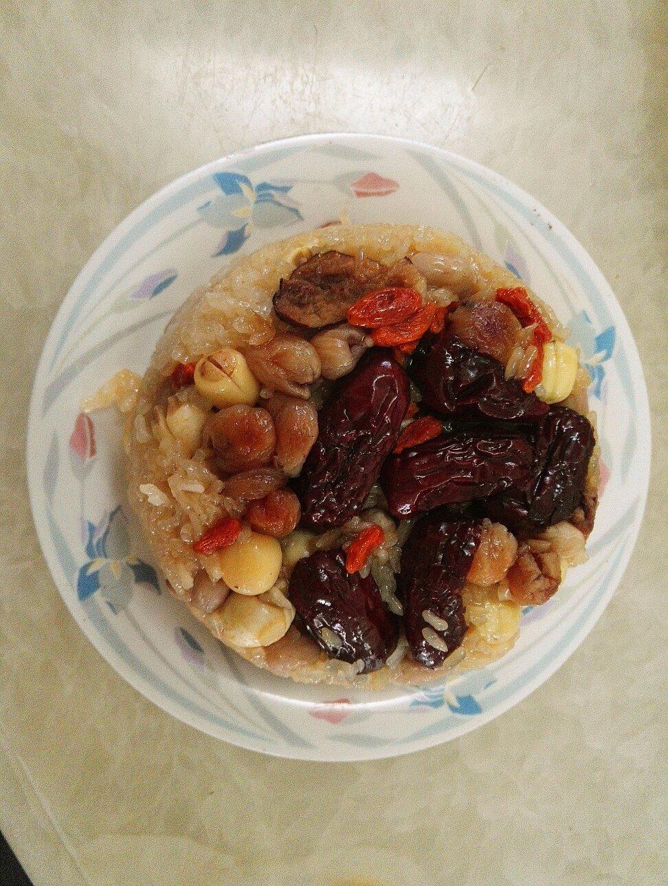 红糖糯米八宝饭