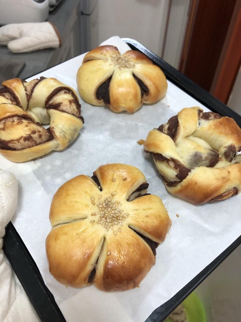 花式抹茶红豆包