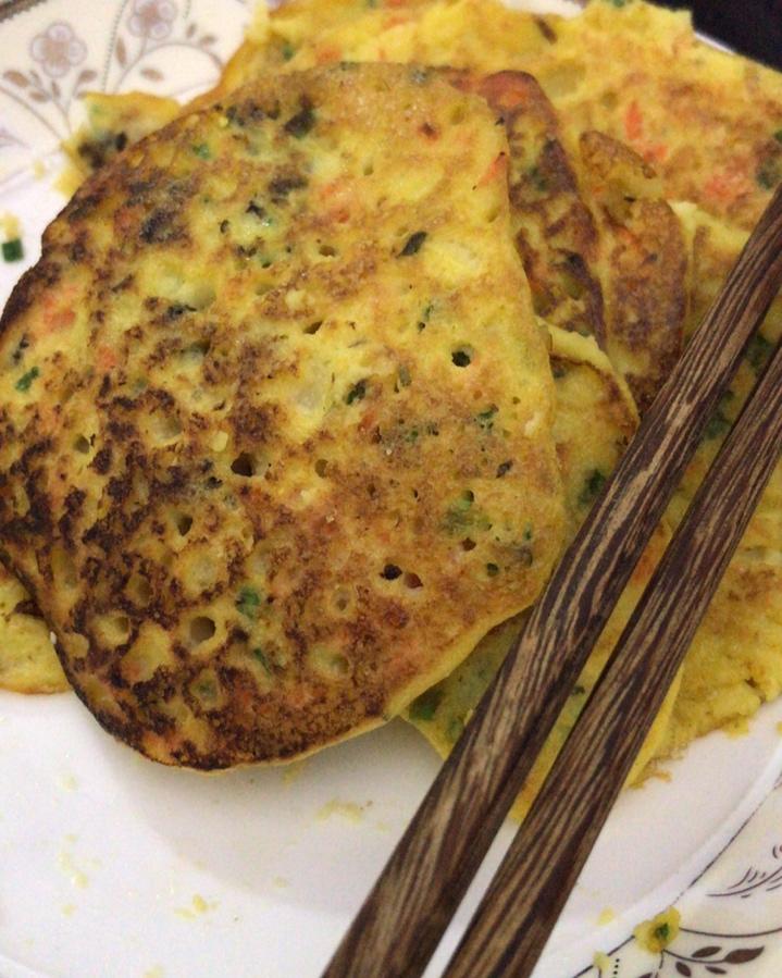 人见人爱好吃香喷喷的豆渣饼🤭🤭🤭