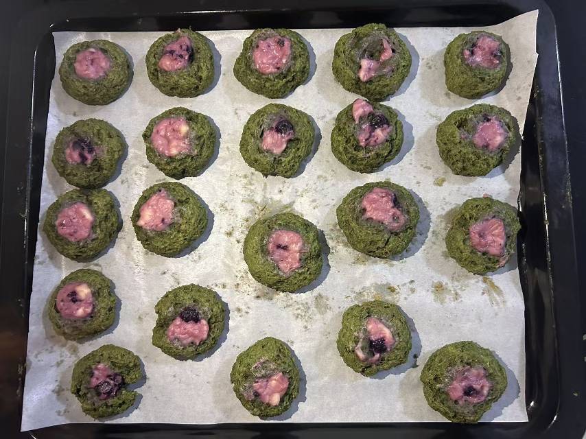 抹茶蓝莓乳酪司康