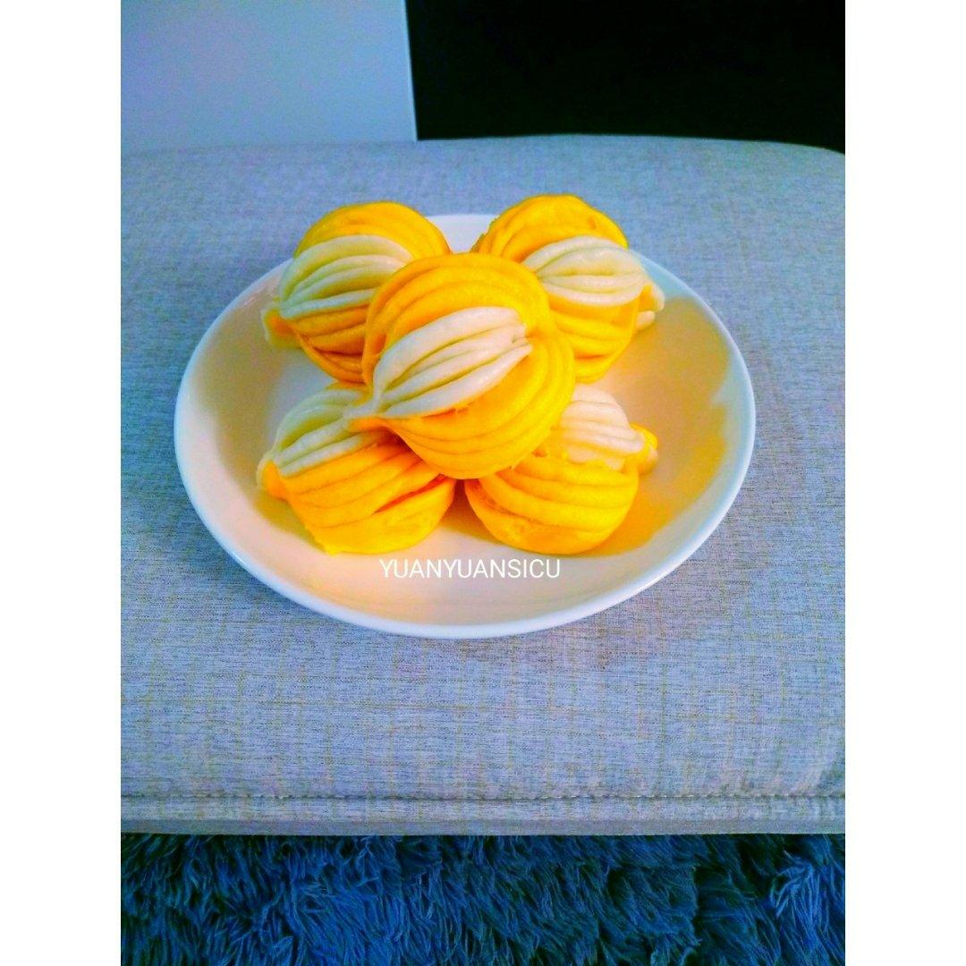 💛型花卷儿〔一次性发酵〕