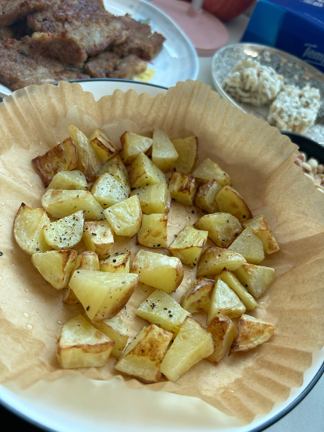 空气炸锅版烤薯角（烤土豆）