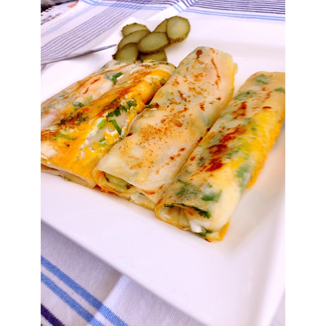 早餐鸡蛋煎饼