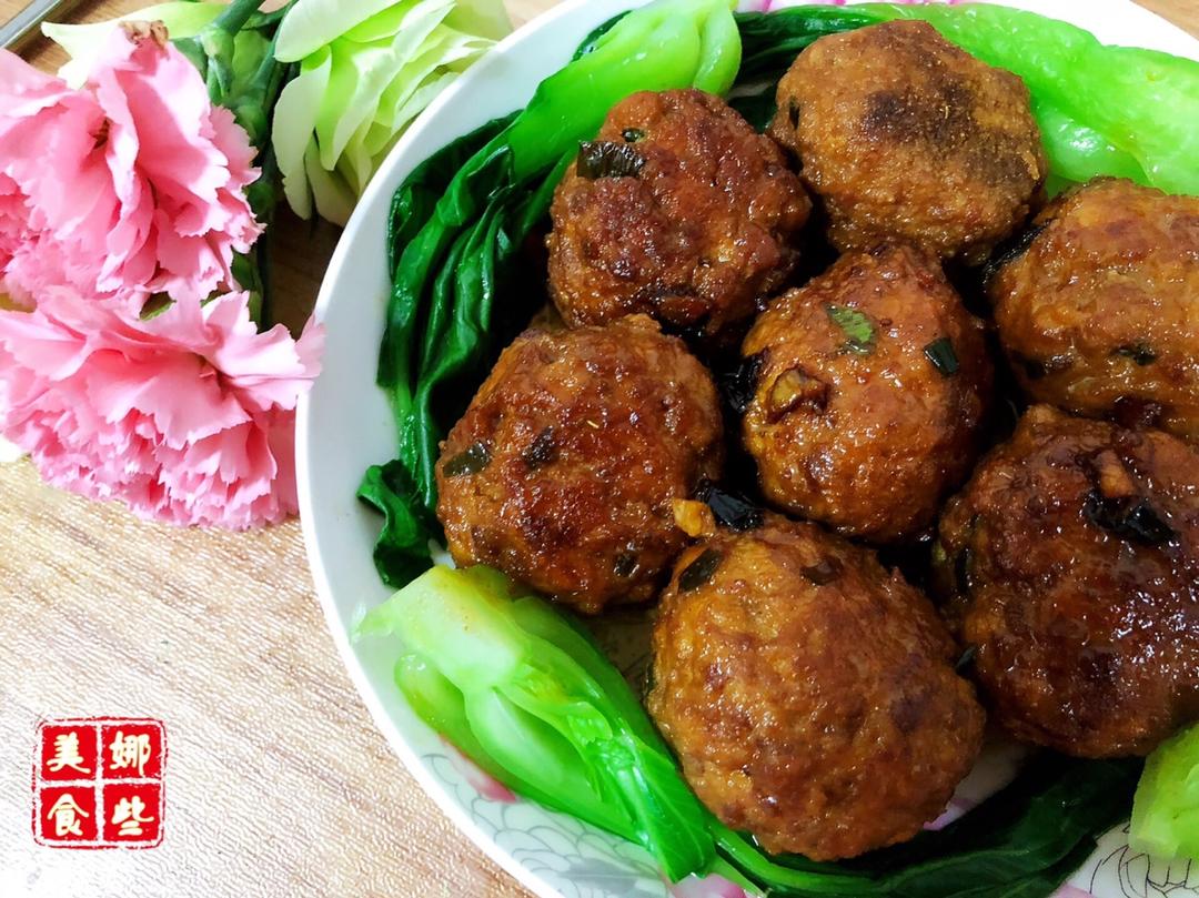 油条肉丸（油条版狮子头）