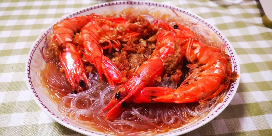 蒜蓉粉丝开背虾