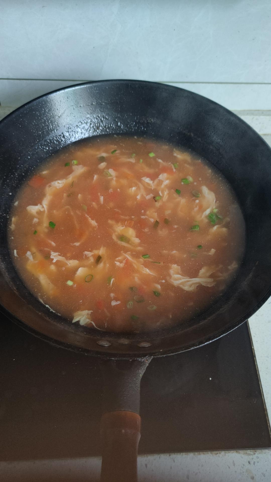 【跟我做不会错】简单又好喝的西红柿鸡蛋汤，家常又营养哦