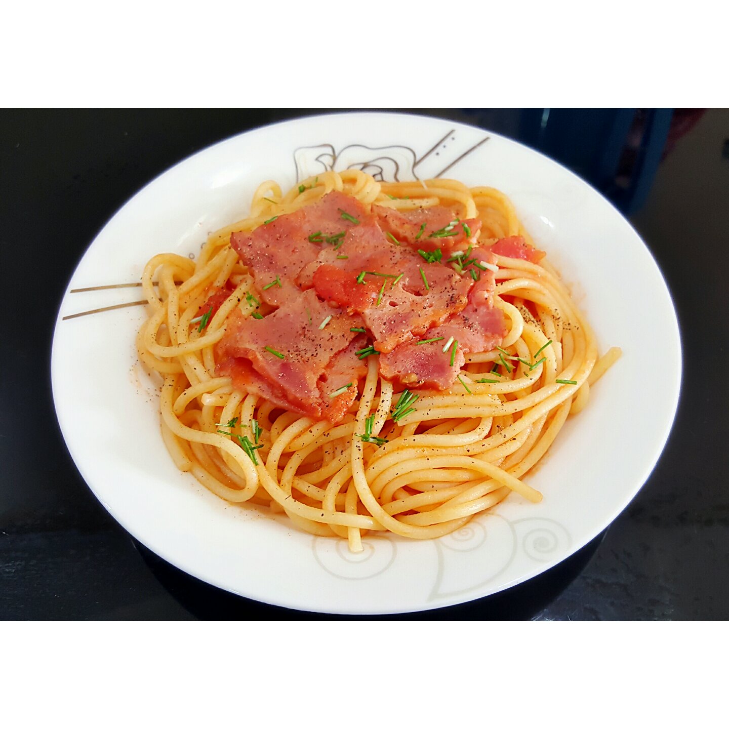 培根番茄意大利面