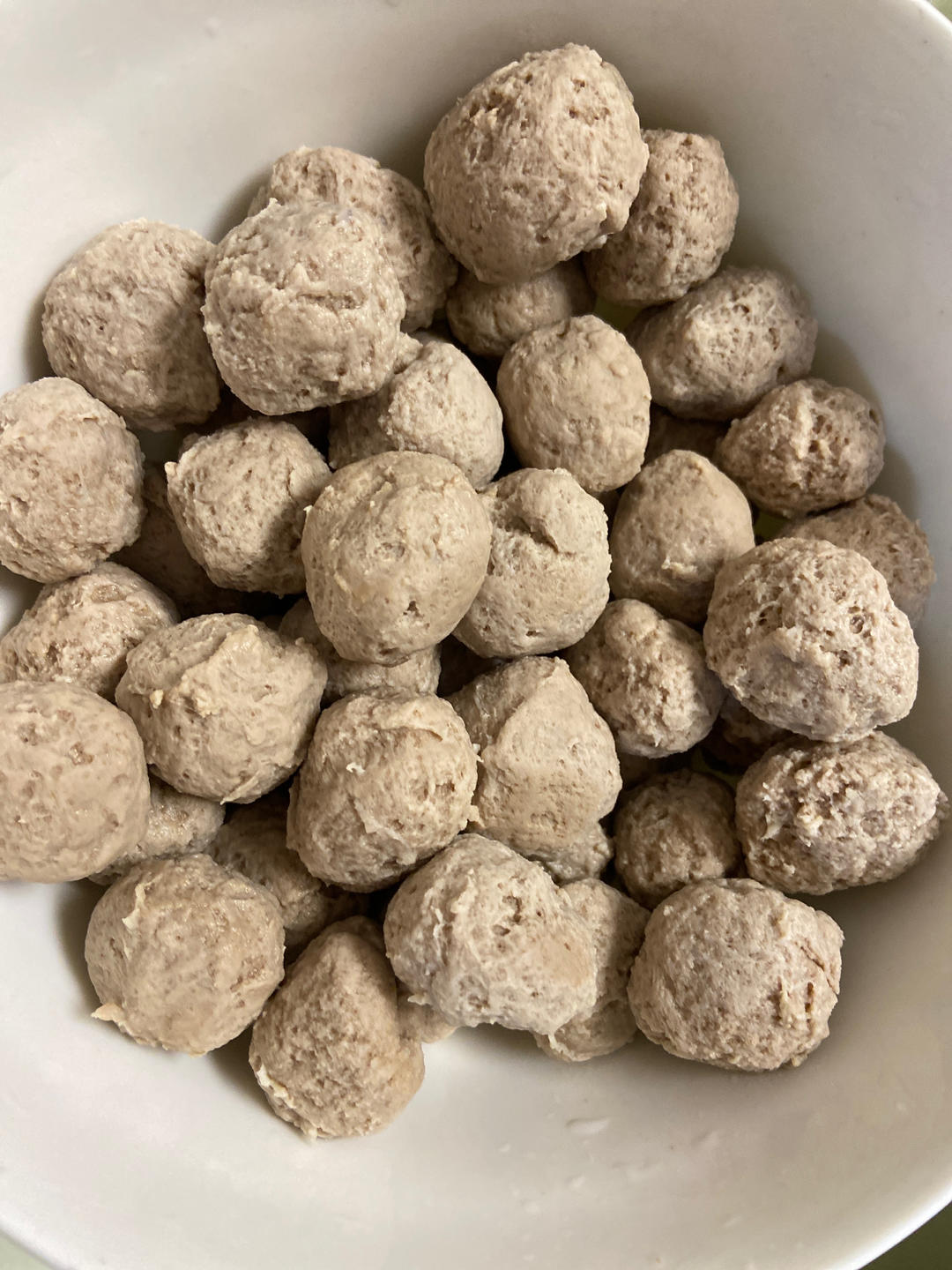 自制潮汕牛肉丸