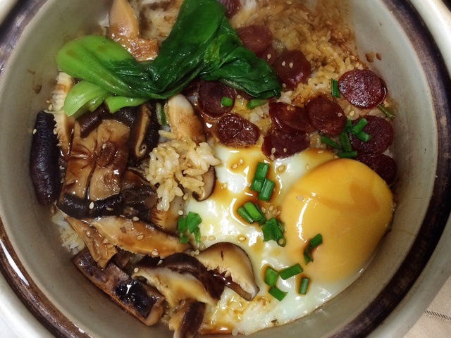 香肠煲仔饭