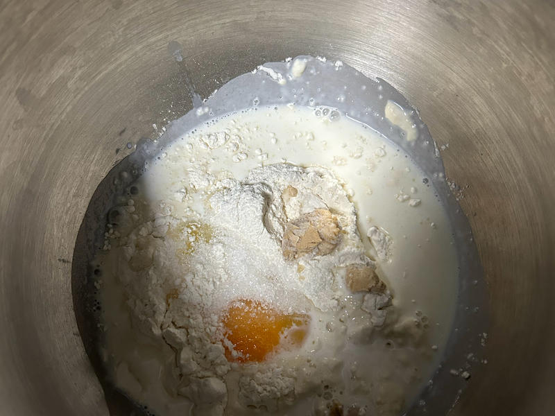 纯奶手撕吐司的做法 步骤1