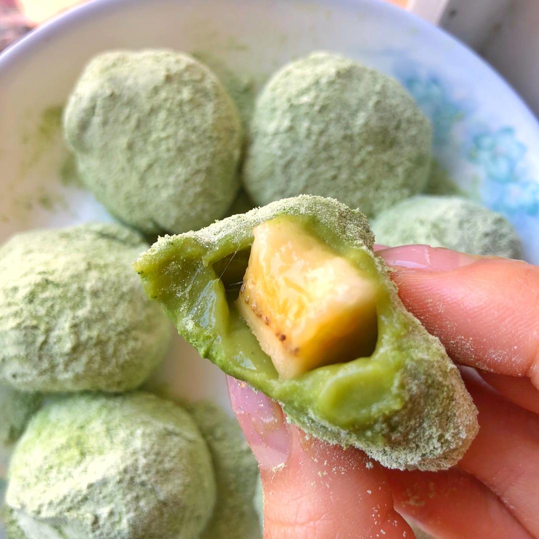 抹茶芒果糯米糍