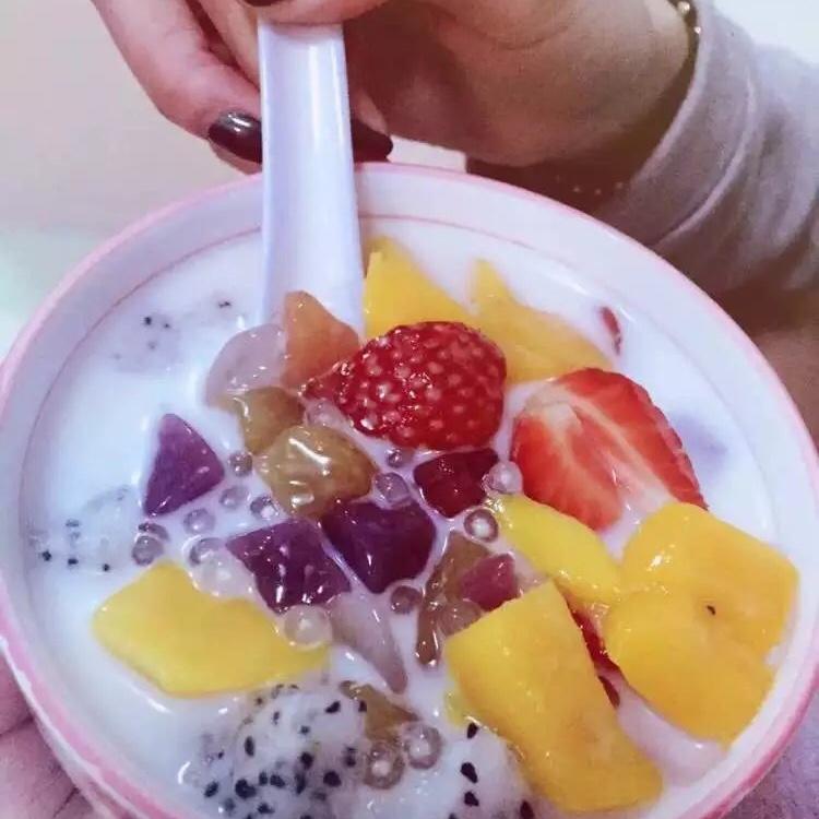 五色椰汁芋圆