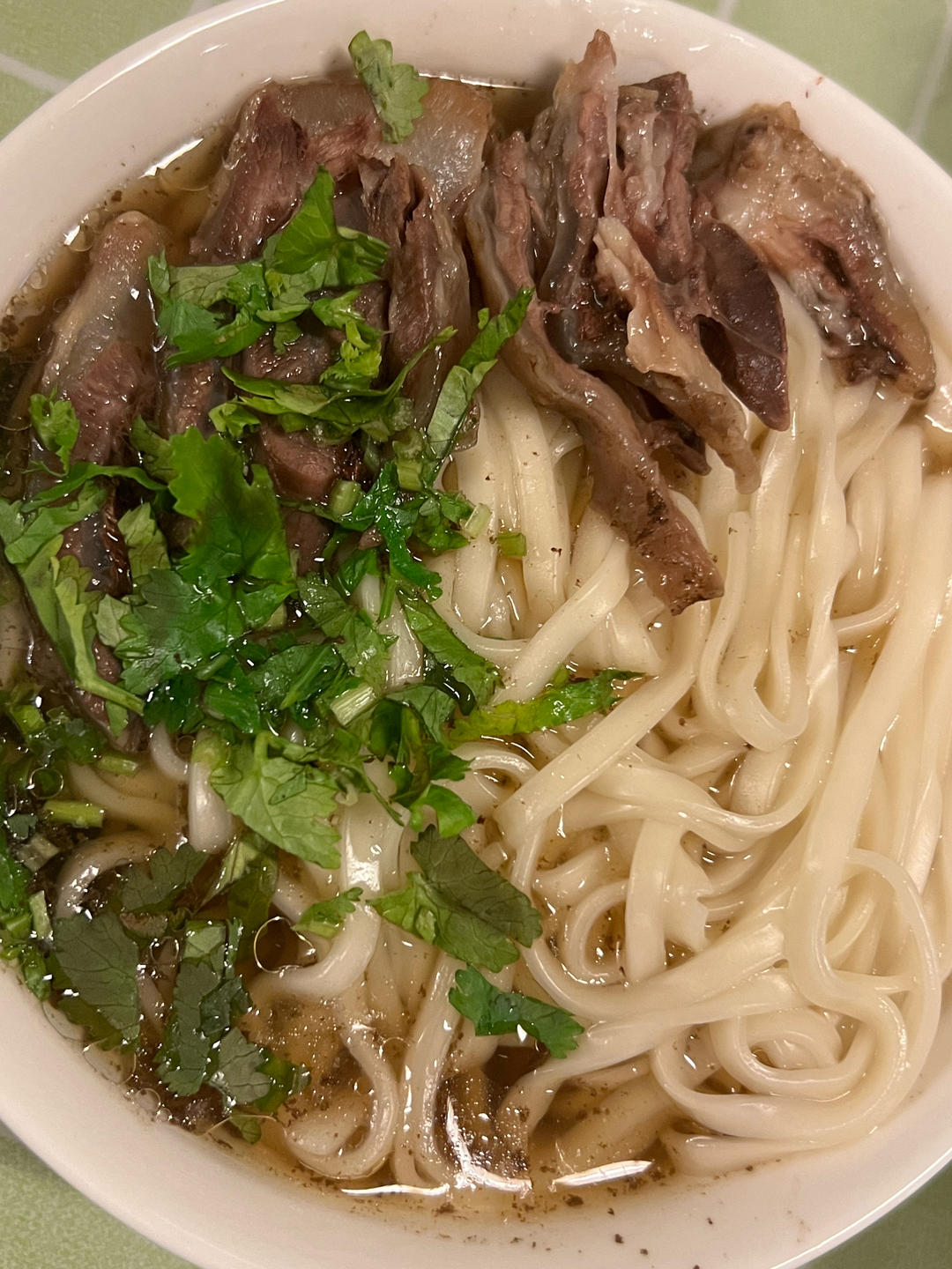 家庭版清汤牛肉面