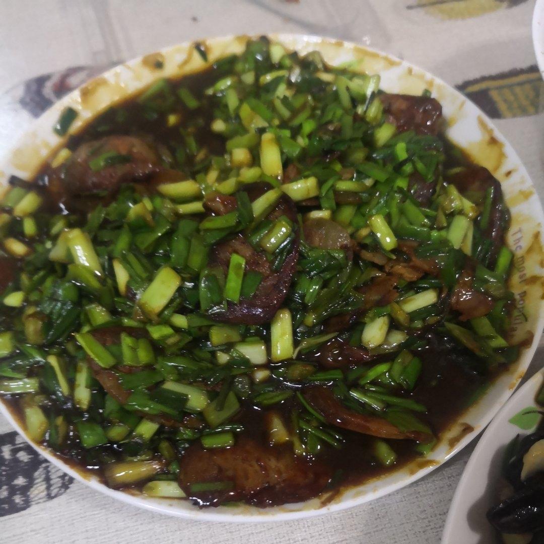 快手菜 爆炒蒜苗