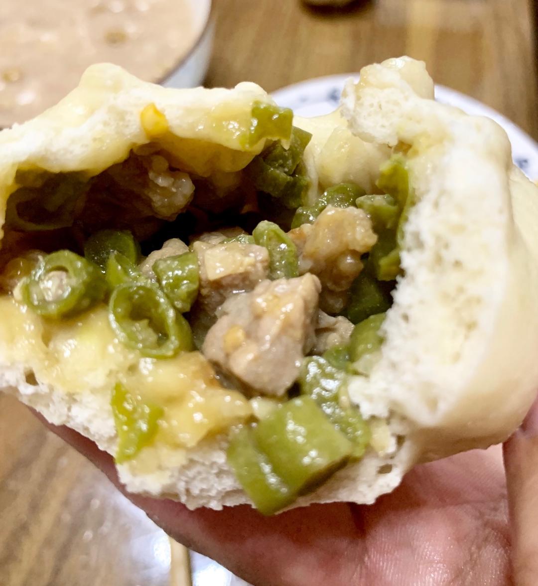 简易版豆角酱肉包