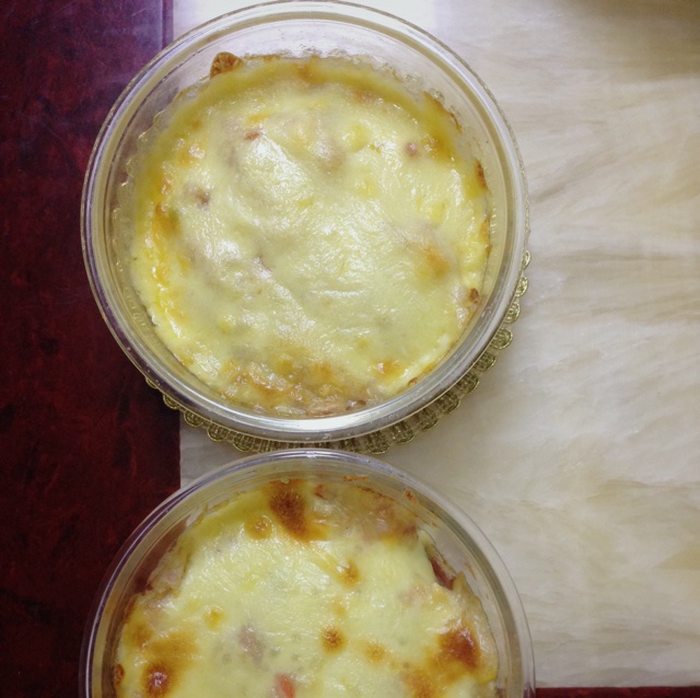 芝士培根焗土豆泥