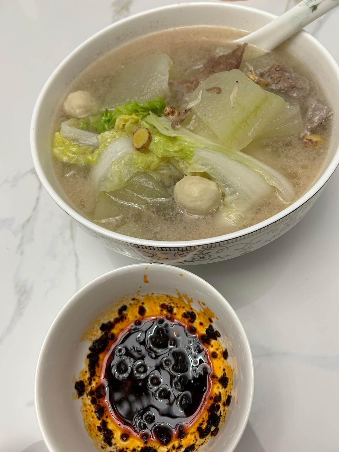 低脂低卡超好喝的冬瓜肉片汤