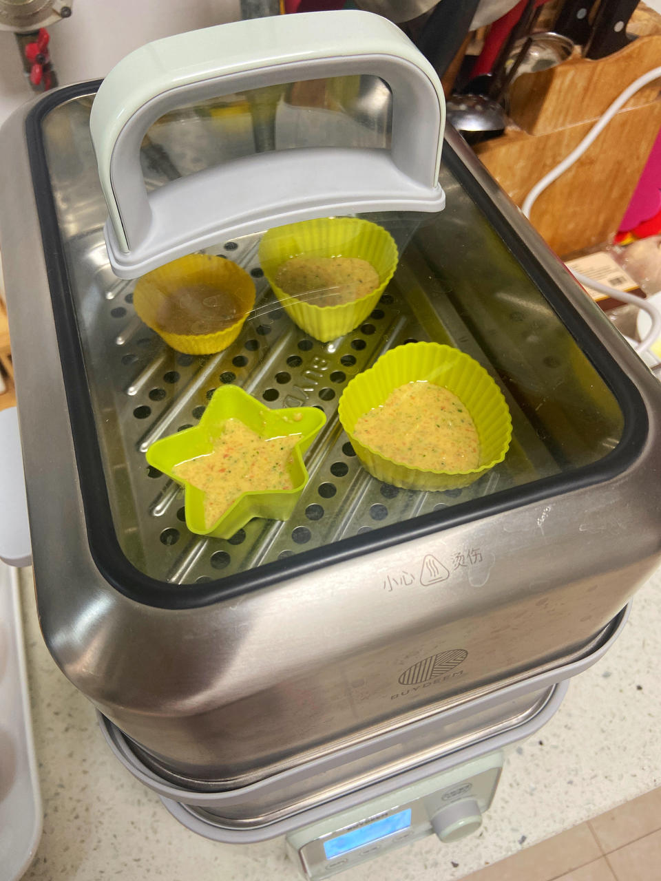 香菇蒸鹌鹑蛋【10月北鼎蒸炖锅食谱】