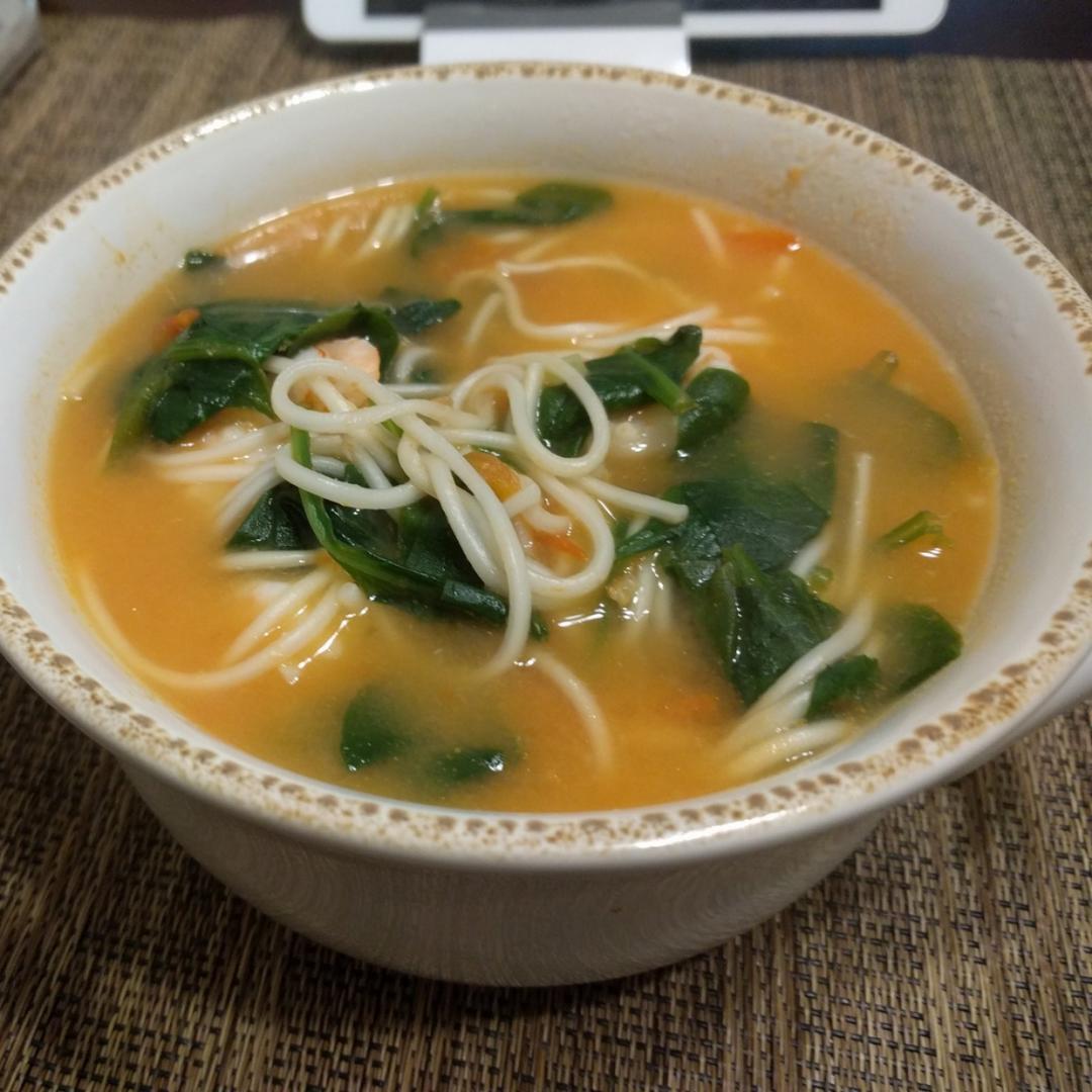 虾仁西红柿热汤面丨健康·三餐<好好吃饭8>