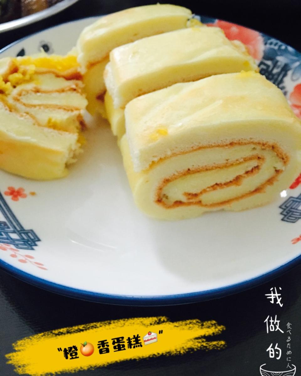 橙香蛋糕卷