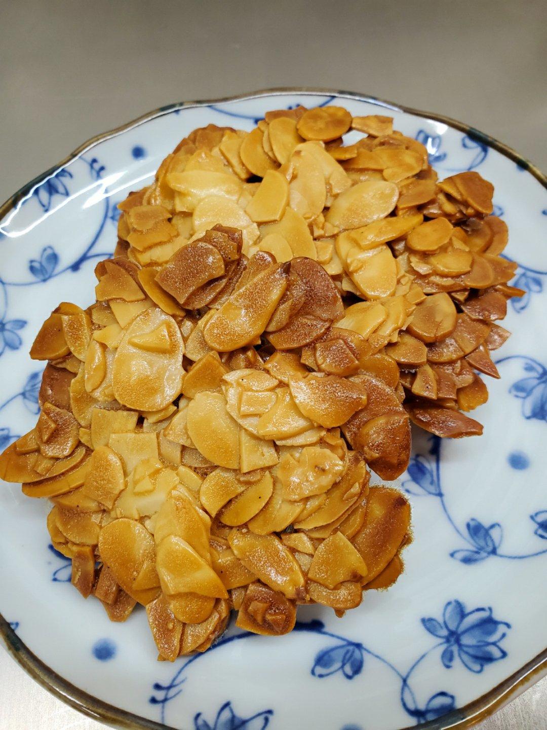 焦糖脆脆杏仁瓦片