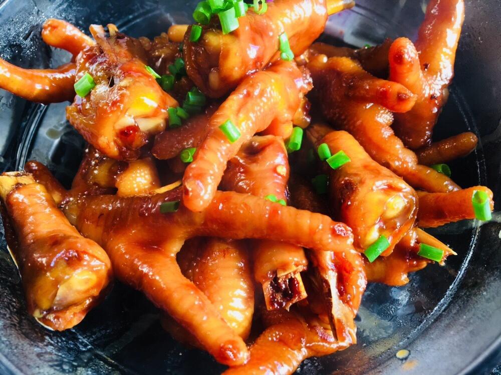 香辣烧鸡爪